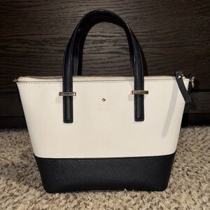 Kate Spade Black and White Satchel